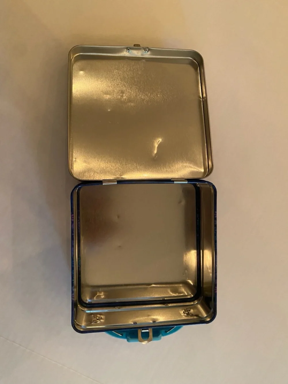 A Frozen Queen of Ice and Snow Purple Kids Metal Box